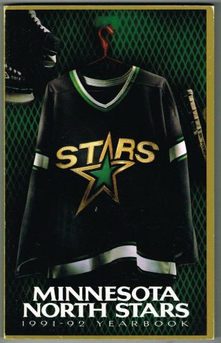 1991/92 Minnesota North Stars Nhl Hockey Media Guide