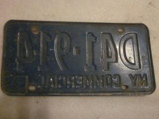 1966 - 73 York State License Plate D41 - 914 2