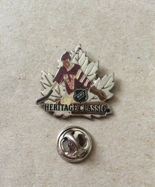 Nhl Heritage Classic 2014 Vancouver Canucks Ice Hockey Pin Badge