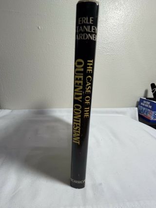Vintage Perry Mason Mystery Case Of The Queenly Contestant Hardcover Book 1967 2
