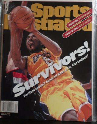 June 12,  2000 Kobe Bryant Sports Illustrated No Label