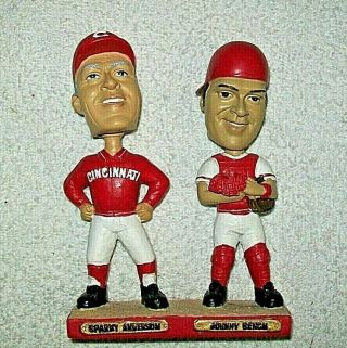 Cincinnati Reds Johnny Bench & Sparky Anderson Duel Bobblehead,  Sga