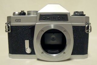 Vintage Chinon Cs 35mm Slr Film Camera Body Only M42 Screw Lens