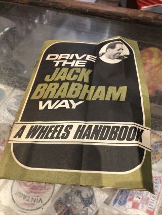 Drive The Jack Brabham Way A Wheels Handbook Vintage Brochure