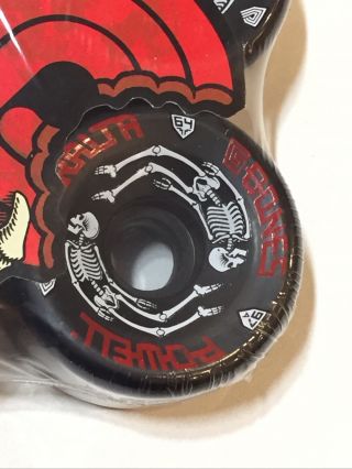 Powell Peralta G Bones Skateboard Wheels 64mm 97a Black Reissue G - Bones 3