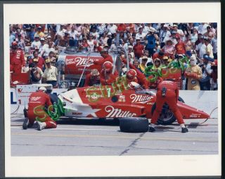 1986 Indy Car Racing Vintage Photo 8 " X 10 Danny Sullivan Indy 500