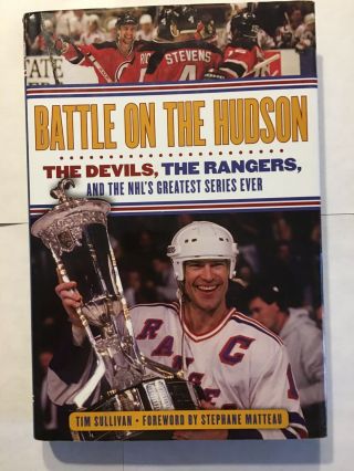 1994 York Rangers Hc Book Ny Mark Messier Battle On The Hudson Nj Devils