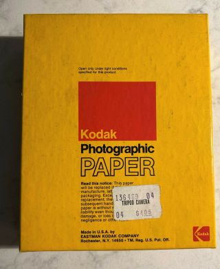 Vintage 100 Kodak Kodabromide 4x5 Single Wt.  F2 Photographic Paper