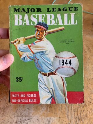 1944 Stanley Musial Major League Baseball Facts Figures & Official Rules B Doerr