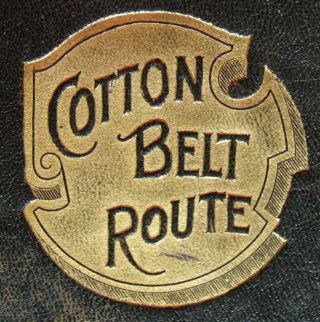 Cotton Belt.  St.  Louis Southwestern Railway.  1901 Pocket Memo Book - Cover Only