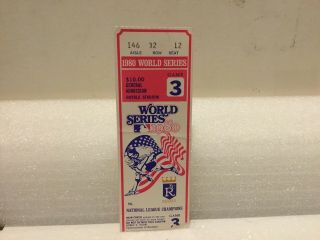 1980 World Series Game 3 Ticket Stub Philadelphia Phillies Verses Kc Royals