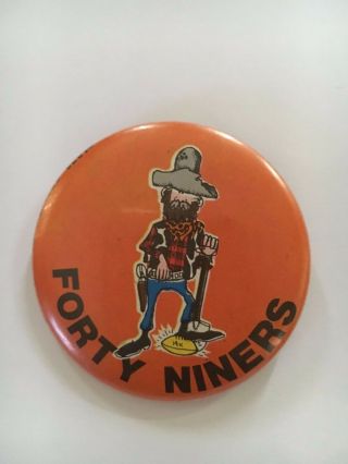 1972 Nfl Pinback Button Say It With Buttons 49ers