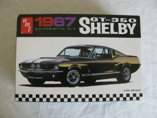 Amt 1/25 Scale 1967 Ford Mustang Shelby 350 Gt Model Car Kit T800/12