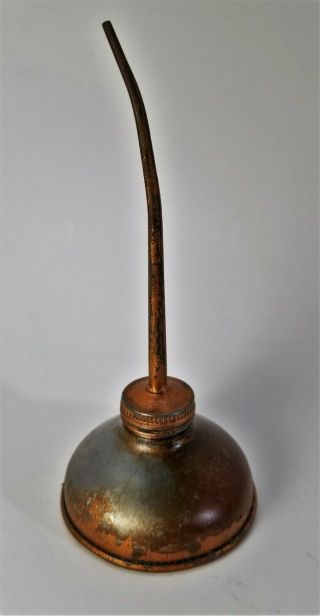 Vintage Small Thumb Pump Oil Can Oiler Hobby Sewing Machinist
