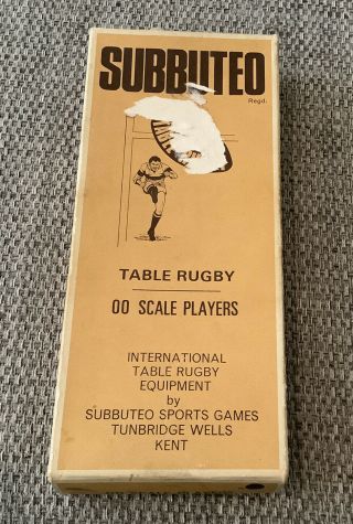 Vintage Subbuteo Rugby Team Ireland / South Africa Boxed.