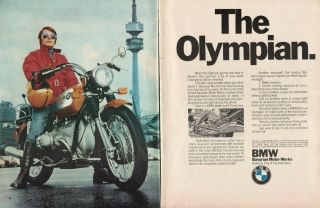 1972 Bmw R75/5 - The Olympian - 2 - Page Vintage Motorcycle Ad