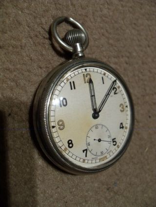Antique Pocket Watch Swiss Made 15 Jewels,  Not Spares Or Repairs Cs/tp