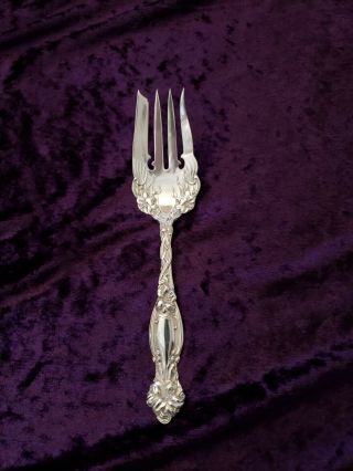 Cold Meat Serving Fork Frontenac Sterling By International Silver