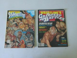 2 1977 Magazines,  Sports Revue Wrestling 