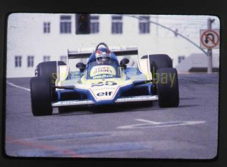 Patrick Depailler 25 Ligier - 1979 Long Beach Grand Prix - Vtg 35mm Race Slide