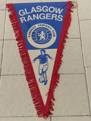 Vintage Glasgow Rangers Football Pennant