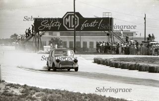 1964 Sebring 3 Hr Race - Morris Mini - Cooper 33 - Orig Neg (1474)