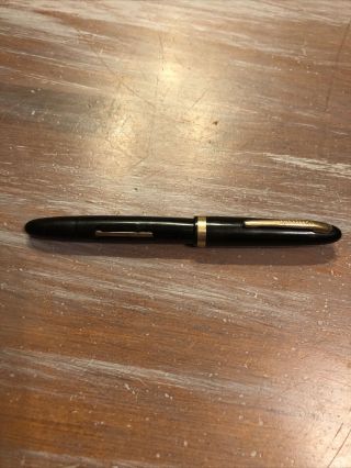 Vintage Sheaffer Fountain Pen Feather Touch Black & Gold