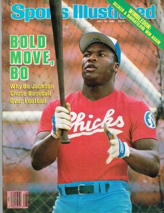 Vintage Sports Illustrated July 14,  1986 Bo Jackson Vg Nl
