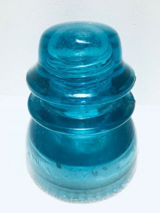 Vintage Teal Aqua Blue Green Hemingray 42 Glass Insulator