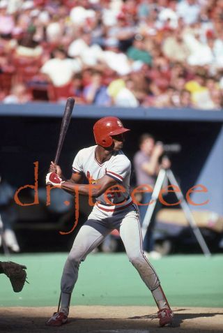 1985 Willie Mcgee St Louis Cardinals - 35mm Baseball Slide