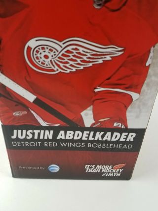 Detroit Red Wings Justin Abdelkader AT&T Bobble Head 2