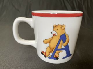 Vintage 1994 Tiffany & Co Alphabet Bears Childs Mug Cup Japan