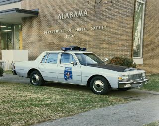 Vintage Alabama Department Of Public Safety Patrol Car - 8x10
