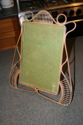 Art Deco/arts And Craft? Brass Picture Frame Standing