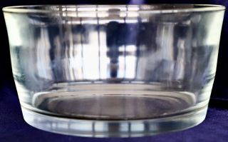 Vintage Retro Crystal Glass Bowl 20 Cm Diameter 1.  4 Kg 2l