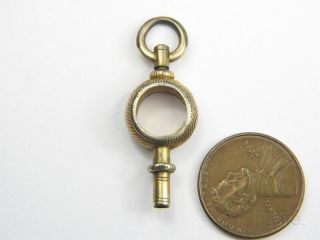 Antique English Late Georgian Gold Watch Key Fob / Charm C1830