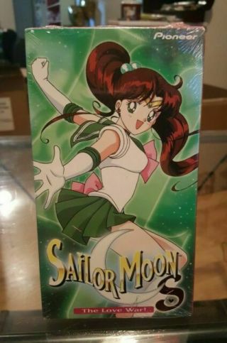 Sailor Moon S: The Love War (vhs,  1994,  2000) Vintage Anime - 3 Tv Episodes
