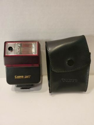 Vintage Canon Camera Electronic Flash Unit Speedlite No.  244t