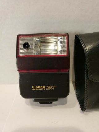 Vintage Canon Camera Electronic Flash Unit Speedlite No.  244T 2