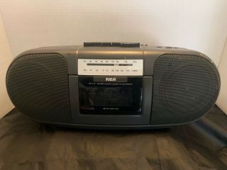 Rca Rp7712a Am/fm Stereo Cassette Player/recorder Boom Box Vintage &