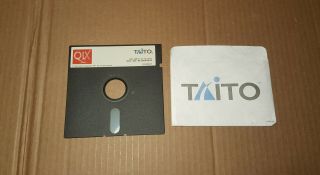 Taito Qix For Ibm Pc - 5.  25 " Floppy Disk Vintage Software Game