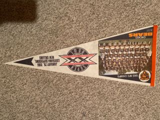 Nfl Chicago Bears Full Size Pennant 1985 Nfc Champions Bowl Xx