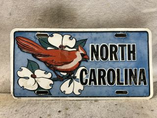 North Carolina Booster License Plate Front Tag Souvenir