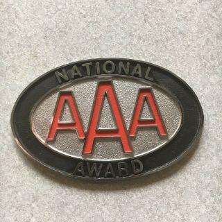 Vintage Aaa National Award Emblem