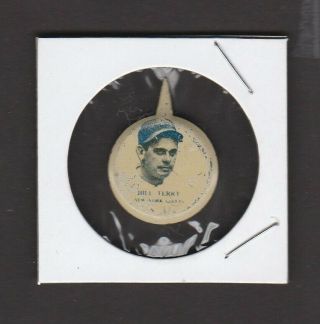 1938 Our National Game Pin Bill Terry J1067