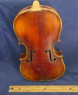 Antique Mathias Thoma Violin Flamed & Tiger Maple Music Instrument Part