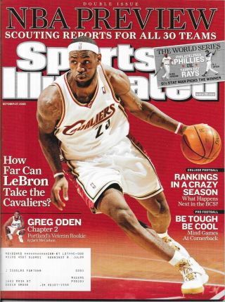 Sports Illustrated 2008 Lebron James Cleveland Cavaliers Nba Preview