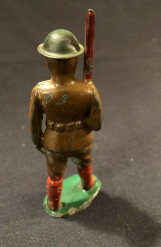 Vintage Barclay die cast toy soldier with rifle figurine model B14 14 2
