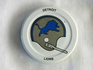 Vintage 1971 Gatorade Nfl Detroit Lions Helmet Bottle Cap Lid