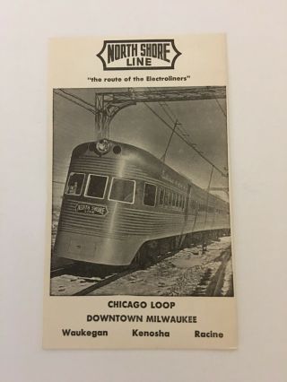 Chicago,  North Shore Line,  Ticket,  Envelope,  1940 